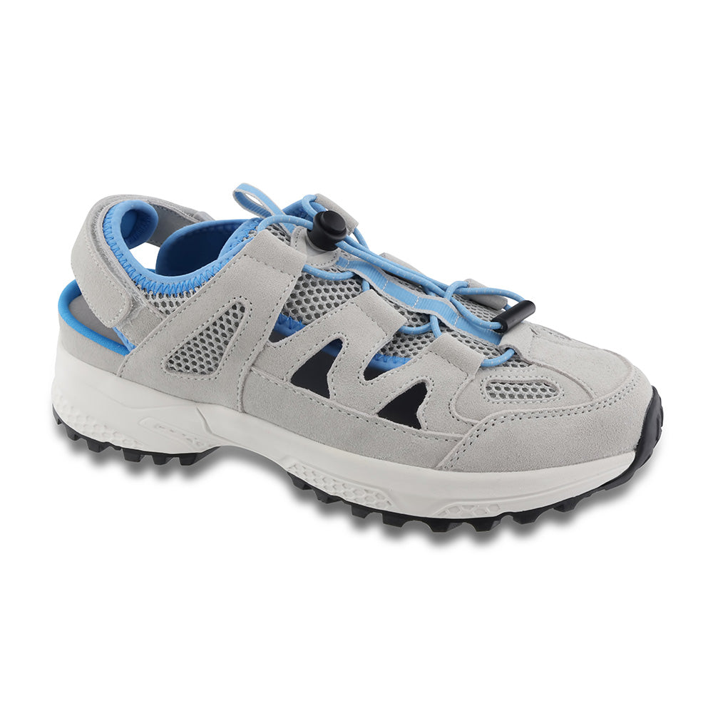 P2143 - WOMEN’S CLOSED TOE SANDAL - GRAY/BLUE